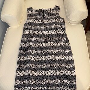 Karl Lagerfeld Black and White Floral Mini Dress